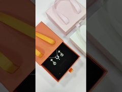 Lainnya Kothak Jenis Logo Pencetakan Dompet Mewah Kothak Slide Karton dengan Genggam Pita