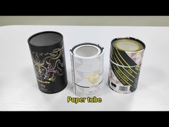 Custom Logo Bulat Silinder Canister Karton Silinder Box Untuk Kosmetik