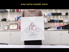 Pembersih Wajah Mewah Mesin Pijat Kertas Pengemasan 2 Piece Kuat Angkat Off Tutup Kotak Hadiah