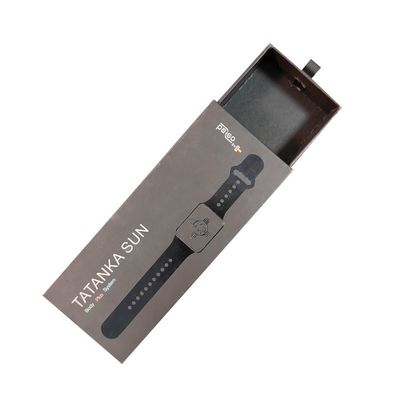 Glossy Lamination Cardboard Watch Carton untuk Jam Tangan dari Manufaktur Pribadi