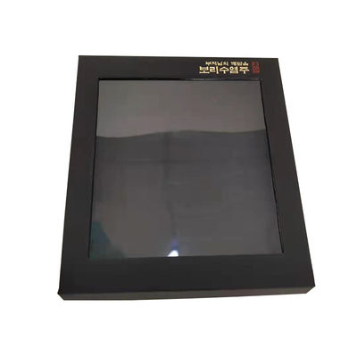 Kotak Kemasan Kertas Hadiah Transparan Custom Kotak Kardus Dengan Tutup Magnetik