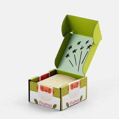 Kotak Pengiriman Kemasan Personalisasi Mewah yang Dapat Disesuaikan Set Kotak Hadiah Natal Perawatan Kulit untuk Hadiah Liburan