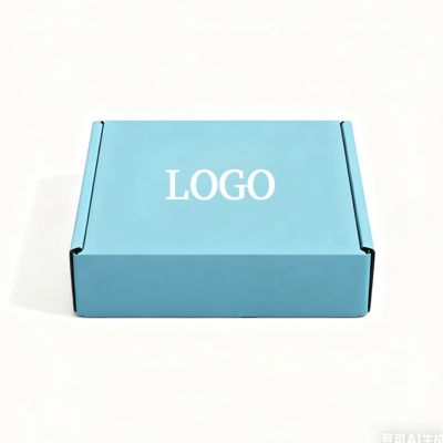 Custom Corrugated Paper Box for Shoes and Clothes Folding Aircraft Shipping and Packaging with Glossy Lamination Sponge Liner