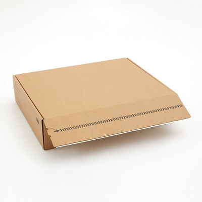 Disesuaikan Logo Pribadi Bergelombang Pengiriman Adhesive Tear Strip Open Postal Box untuk Item