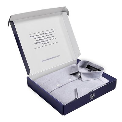 Custom Logo Sendiri Kertas Pengiriman Kotak Miler untuk T-Shirt Thin Packaging Pakaian Sepatu