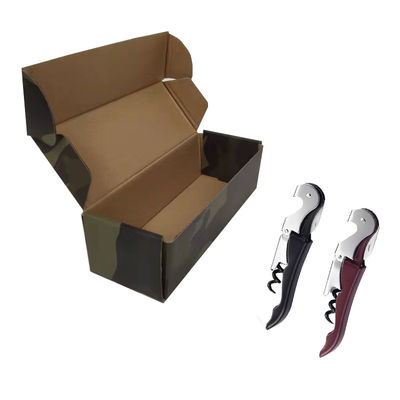 Mailer Box Packaging Electric Wine Opener Set dengan Cork Stopper dan Logo yang dapat disesuaikan