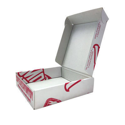 Ukuran Custom Flat Packed Shipping Mailer Box Tiga Lapisan Bergelombang Baju Dalam Pakaian