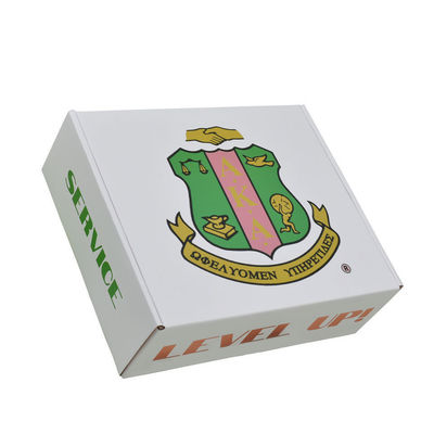 Ukuran Custom Flat Packed Shipping Mailer Box Tiga Lapisan Bergelombang Baju Dalam Pakaian