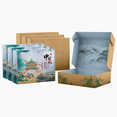 Matte Surface Finish Customize Corrugated Flute Mailer Box untuk Pengiriman dan Pengemasan