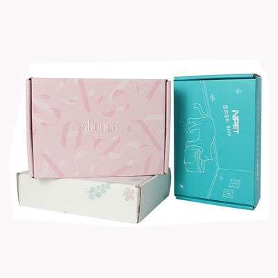 Matte Surface Finish Customize Corrugated Flute Mailer Box untuk Pengiriman dan Pengemasan