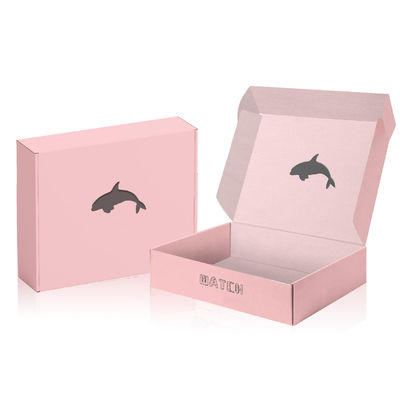 Matte Surface Finish Customize Corrugated Flute Mailer Box untuk Pengiriman dan Pengemasan