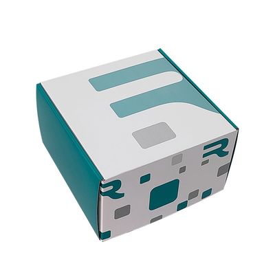 Kertas jenis corrugated papan kotak mail untuk perhiasan dan kosmetik Desain kustom