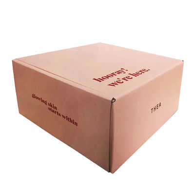 300g CCNB suling Custom Printed Lipat Kraft Mailer Box untuk Pengiriman Produk Rumah Tangga