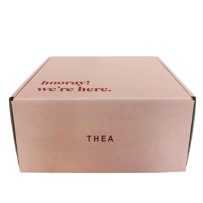 300g CCNB suling Custom Printed Lipat Kraft Mailer Box untuk Pengiriman Produk Rumah Tangga