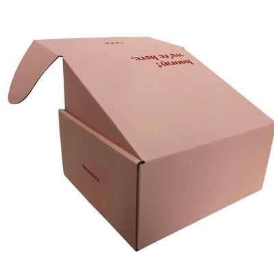 300g CCNB suling Custom Printed Lipat Kraft Mailer Box untuk Pengiriman Produk Rumah Tangga