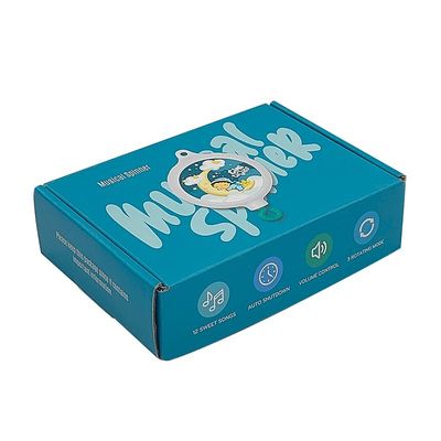 Kotak kertas bergelombang lipat