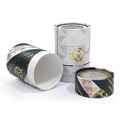 Custom Printed Tube Packaging Box Biodegradable Round Paper Tube Box Untuk Kue