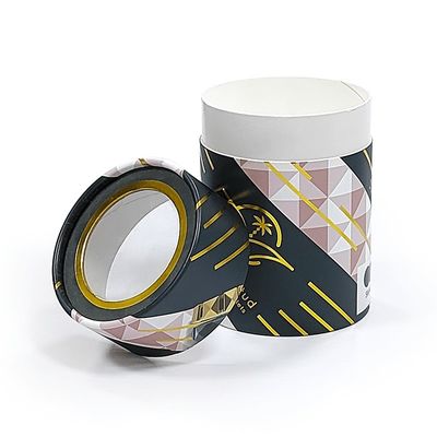 Custom Printed Tube Packaging Box Biodegradable Round Paper Tube Box Untuk Kue
