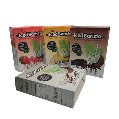 Full Color Folding Paper Custom Cereal Box Packaging Vanishing Printing