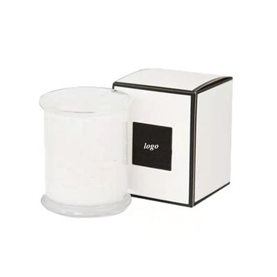 UV Coating Paper Tuck Top Boxes Folding Square Scented Candle Storage Box