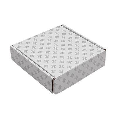 CMYK/PANTONE Printing UV Coating White Shipping Mailer Box untuk kemasan ramah lingkungan