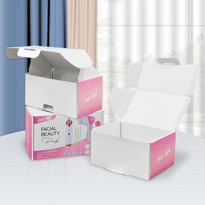 Kemasan kertas cetak khusus Kotak pengiriman bergelombang untuk pakaian dan lilin