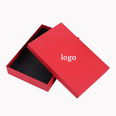 Custom Clothing Lid And Base Box 2 Piece Rigid Cardboard Boxes With Lids (Kotak Kardus Ketahanan 2 Pieces Dengan Lampu)