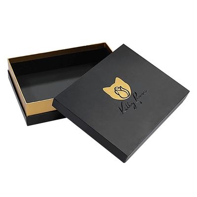 2 Piece Paperboard Rigid Tutup Dan Base Box Dengan Matt Laminasi Dan Sponge Liner