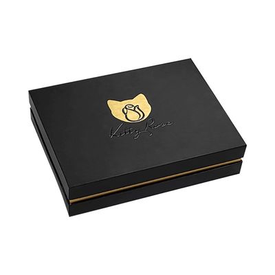 2 Piece Paperboard Rigid Tutup Dan Base Box Dengan Matt Laminasi Dan Sponge Liner