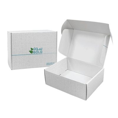Custom CMYK Corrugated Cardboard Box untuk Pengiriman Pakaian Besar dan Kemasan Khusus