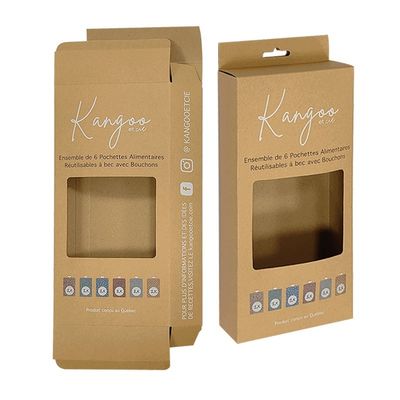 Custom Hang Tab Paper Retail Display Packaging Box Dengan Cetakan CMYK