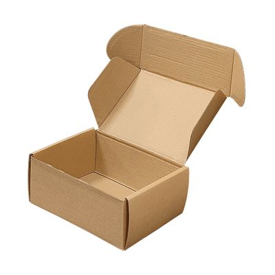 Custom Kraft Paper Mailer Box Packaging Daur Ulang Kotak Mailer Kardus Bergelombang