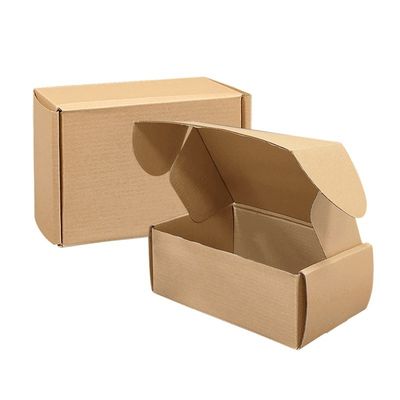 Custom Kraft Paper Mailer Box Packaging Daur Ulang Kotak Mailer Kardus Bergelombang