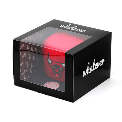 Baseball Snapback Cap Box untuk Topi MOQ Rendah Custom Lipat Topi Ritel Packing