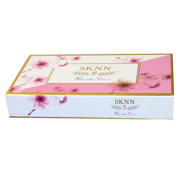 Kotak kaku Perawatan wajah mewah Pijat krim sunblock Kotak kertas kosmetik Kotak kemasan magnetik