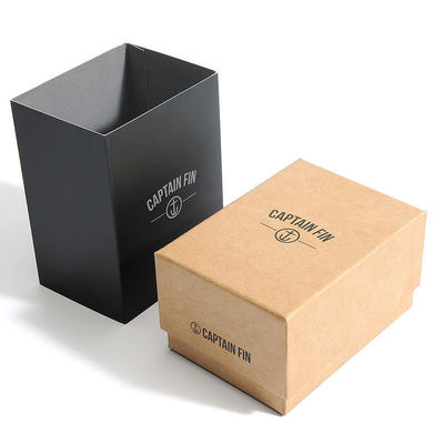 Custom Printed Luxury Watches Packaging Paper Rigid Boxes Gift Packing dengan Base