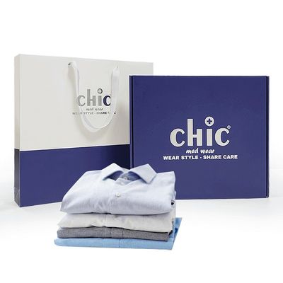 Custom Clothing Packaging Paper Mailer Box Flute Material Kotak Pengiriman Bergelombang