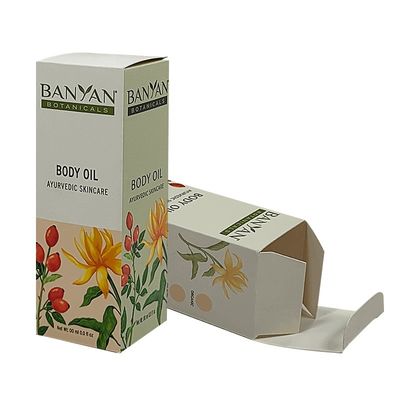 Kotak Kemasan Kosmetik Berlapis Kertas Otomatis Bagian Bawah Tuck End Kotak Lipat 350g 500g