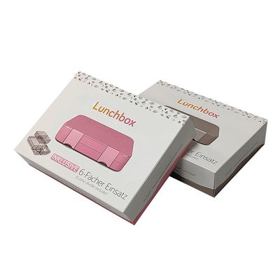 Art Paper Corrugated Cardboard Folding Heated Bento Paper Lunch Box untuk Kemasan Dewasa