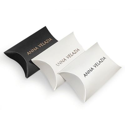 Kotak kemasan kertas yang elegan OEM manufaktur untuk kotak kertas bantal yang disesuaikan