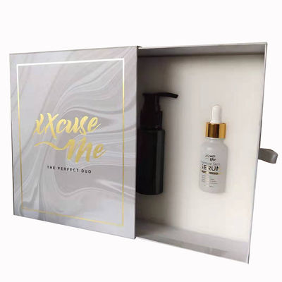 Slide Drawer Spray Dropper Botol Kotak Kemasan Kotak Kemasan Set Hadiah Kosmetik