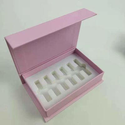Custom Logo Print Magnetic Book Shape Gift Box untuk parfum dan kosmetik Cologne