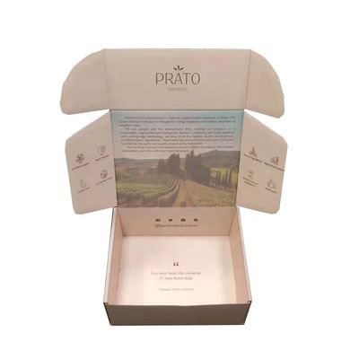 Eco Friendly Custom Corrugated Mailer Box Untuk Kemasan Kosmetik Dan Pakaian