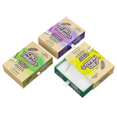 4C/UV/Laminasi/Embossing/Stamping Meterd Inhaler Paper Sliding Packaging Boxes dengan busa