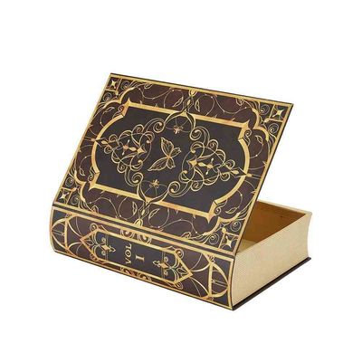 Magnet Closure Dekoratif Buku Bentuk Kotak Karton untuk Permintaan Khusus Pelanggan