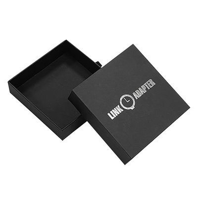Logo yang dipersonalisasi Desain Fashion Kardus Jam Tangan Storage Drawer Box dengan Sponge Liner
