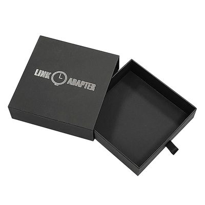 Logo yang dipersonalisasi Desain Fashion Kardus Jam Tangan Storage Drawer Box dengan Sponge Liner