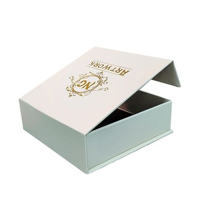 Kotak Kemasan Magnetik Tonjolan UV Hot Stamping Kothak Kardus Kekuatan Kemasan