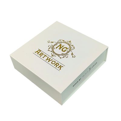 Kotak Kemasan Magnetik Tonjolan UV Hot Stamping Kothak Kardus Kekuatan Kemasan