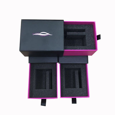 Kotak hadiah kerajinan persegi panjang Matte Laminated Kosmetik Kotak kemasan parfum